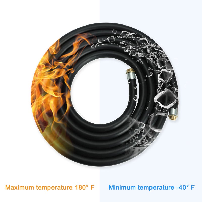SUPERFASTRACING 3/4'' x 20' Fuel Transfer Hose Fluid Oil Pump/Tank Tube Hose Black - Image 5